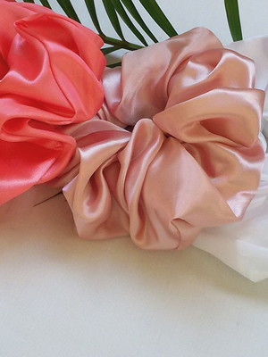 Maxi scrunchie cetim