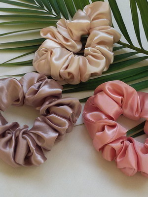 Scrunchie cetim elegance