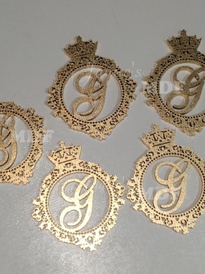 Brasão mdf pintado 8cm personalizado