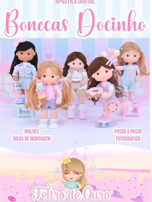 Apostila digital bonecas docinhos