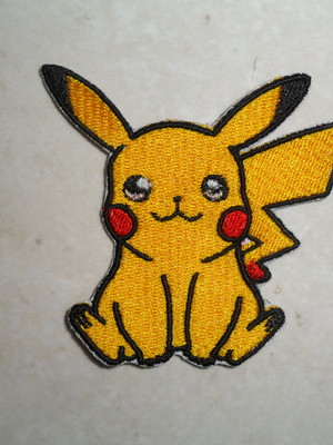 Patch bordado termocolante pikachu
