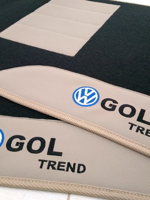 Jogo de tapetes vw gol trend personalizados