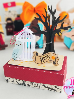 Caixa cenário harry potter