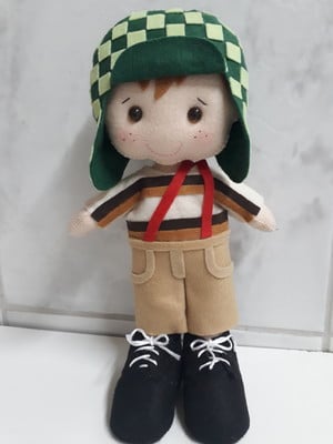 Chaves boneco feltro decoração
