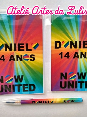 Bloquinho com caneta now united
