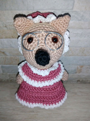 Lobo mau amigurumi