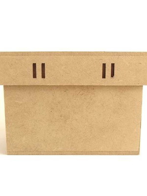 Caixa mdf retangular passa fita tam;:10x05x07cm