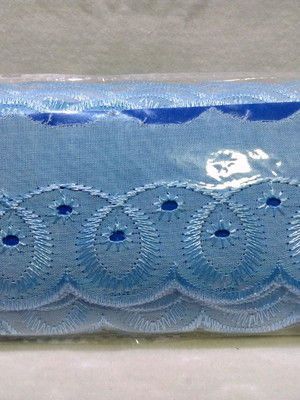 13,7 metros bordado inglês 5 cm bdi-2042 azul claro 177