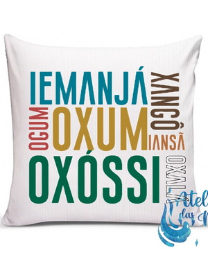 Capa de almofada - orixas