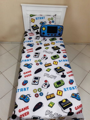 Cobre leito gamer solteiro personalizado