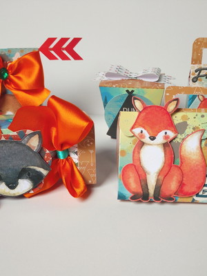 Kit com 20 caixas - bosque