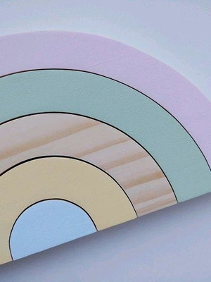 Arco iris em pinus