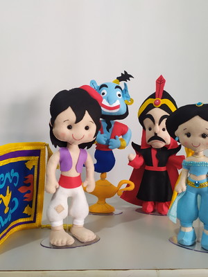 Personagem em feltro " festa aladim "