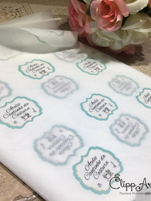 Papel seda personalizado 30x20 - 30 unid