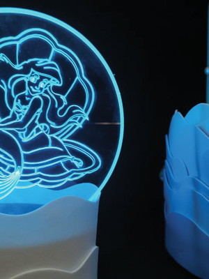 Luminária de led topo de bolo