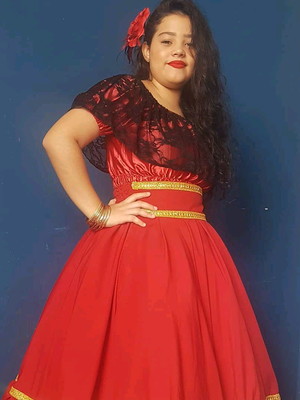 Saia e blusa pombogira