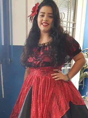 Saia e blusa pombogira