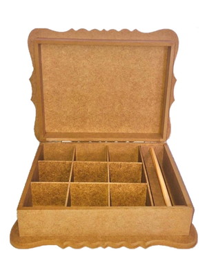 Caixa porta bijuteria porta joia em mdf al878