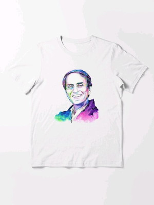 Camiseta carl sagan - pintura feita à mão!