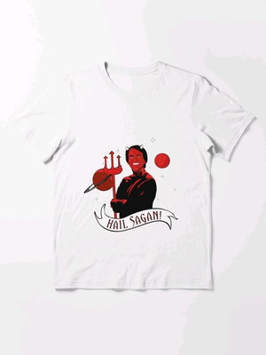 Camiseta carl sagan hail sagan - pintura feita à mão!