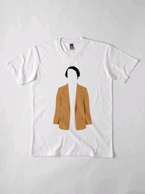 Camiseta carl sagan jaqueta - pintura feita à mão!
