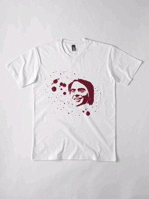 Camiseta carl sagan - pintura feita à mão!