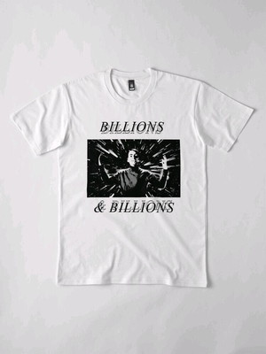 Camiseta carl sagan - bilhões e bilhões -pintura feita à mão