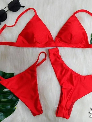 Conjunto biquíni vermelho