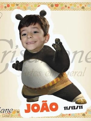 Ímã personalizado kung fu panda 2