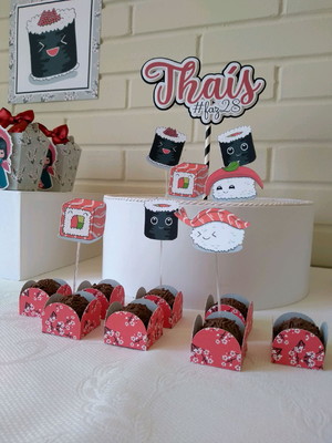 Forminhas de doces gueixas