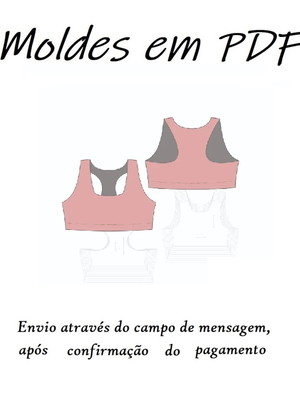 Molde digital modelagem top adulto