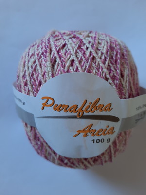 Linha purafibra areia cor 999 (com elastano)