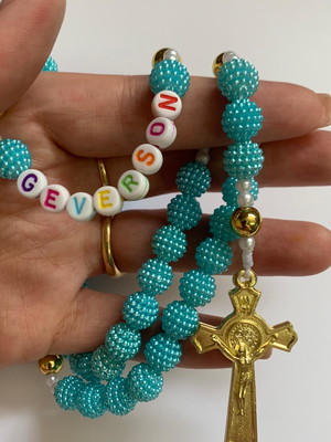 Terço personalizado com nome
