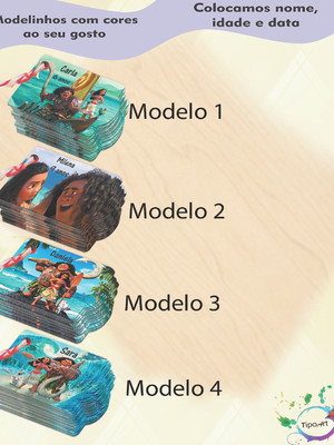 Tag especial(com cordão)-moana e mauí
