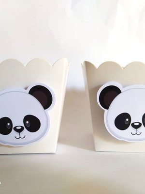 Cachepô panda