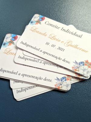 Convite individual personalizado