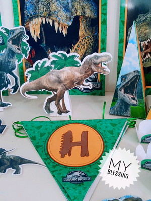 Kit só um bolinho jurassic word