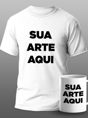 Mockup camiseta + caneca