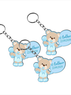 Chaveiro infantil personalizado lembrancinha maternidade