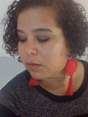Brincos damasco