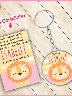Chaveiro com cartela personalizado