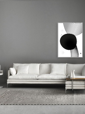 Tela pintura abstrata 50x70- impressão fine art