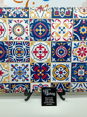 30x45cm retangular base mdf estampada