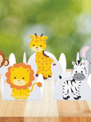Forminhas para doce safari