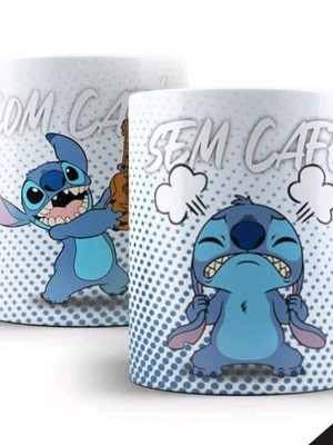 Caneca stitch com café sem café