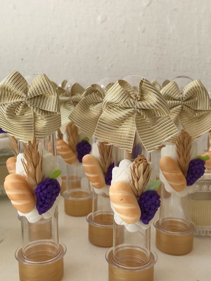 Tubetes de biscuit primeira eucaristia