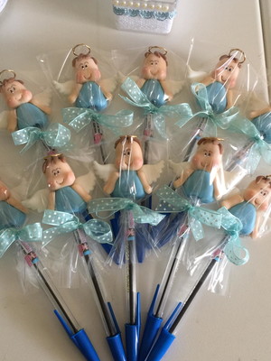 20 canetas biscuit batizado