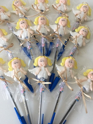 20 canetas biscuit batizado
