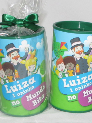Cofrinhos personalizados – mundo bita - já embalados