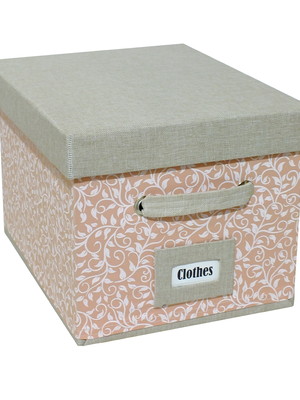 Caixa média super luxo - floral rose - cód 6359